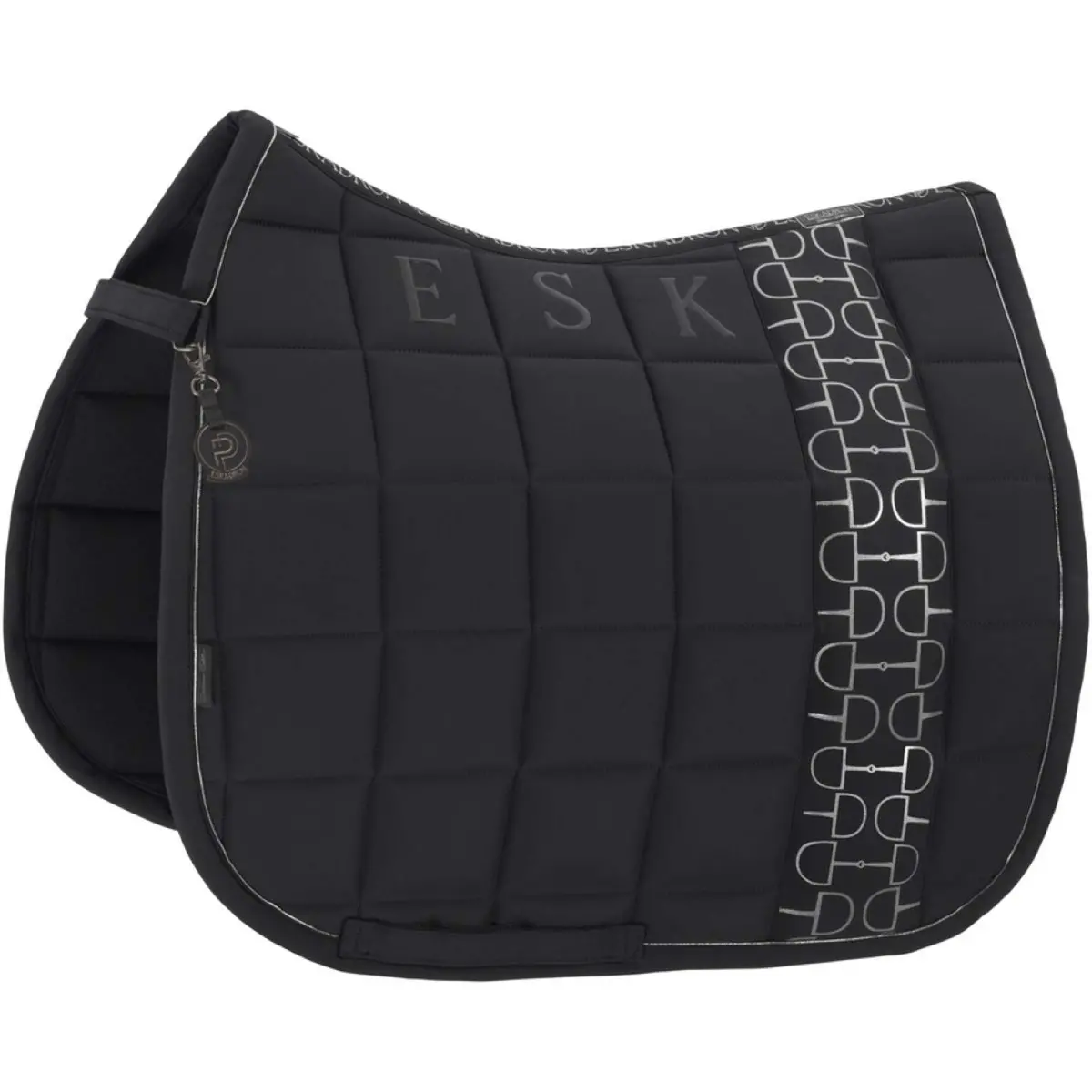 Eskadron Zadeldekje Big Square Softshell Platinum '25 Dressuur Zwart 1