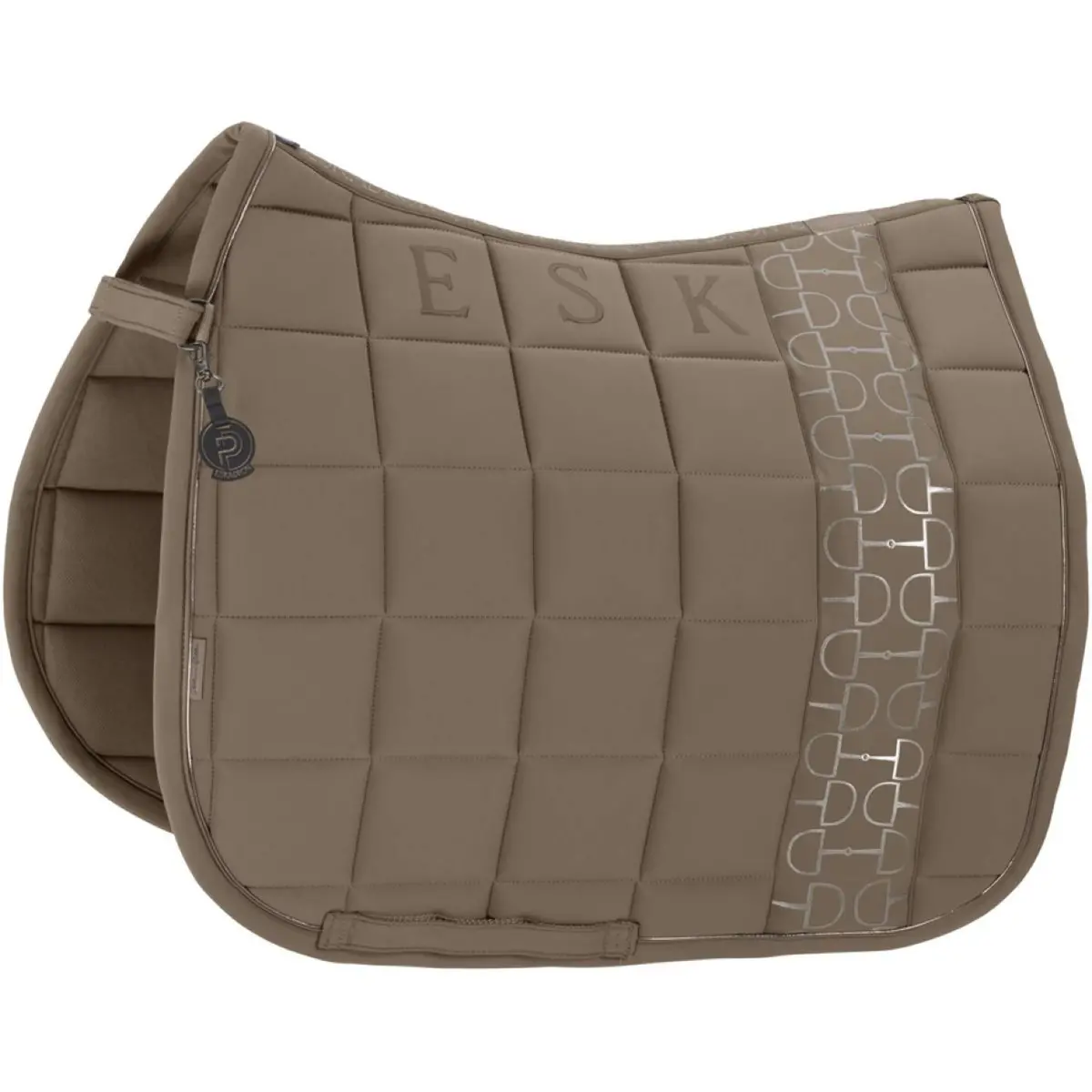 Eskadron Zadeldekje Big Square Softshell Platinum '25 Dressuur Smoky Taupe 1