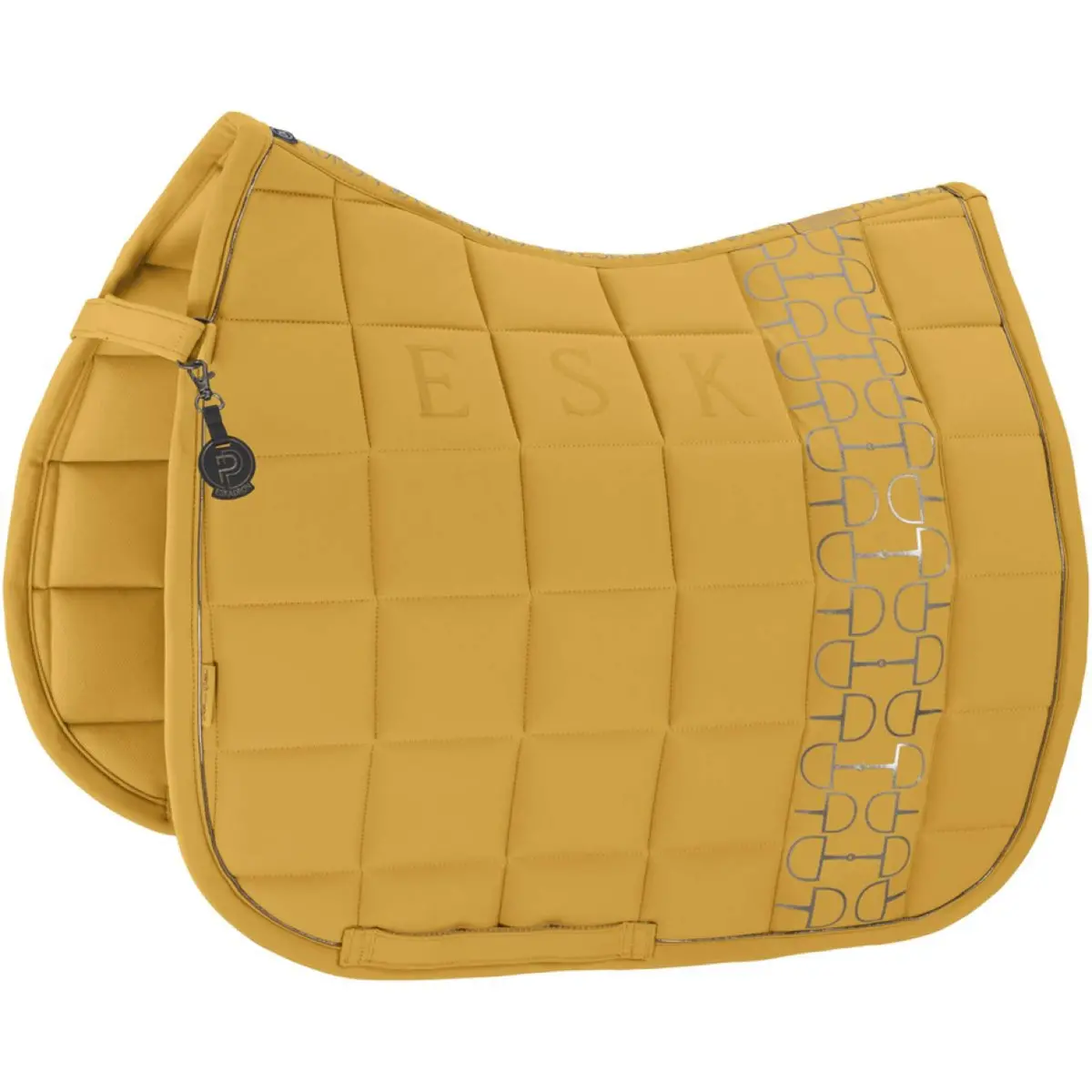 Eskadron Zadeldekje Big Square Softshell Platinum '25 Dressuur Golden Yellow 1