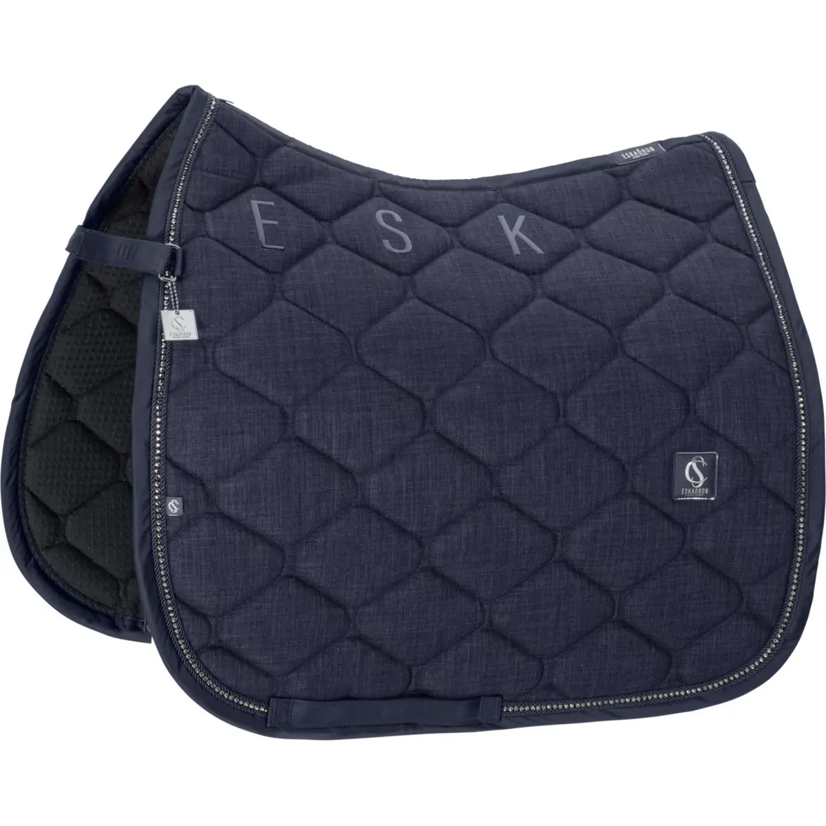 Eskadron Zadeldekje Classic Sports Bouclé Crustal Dressuur Navy 1