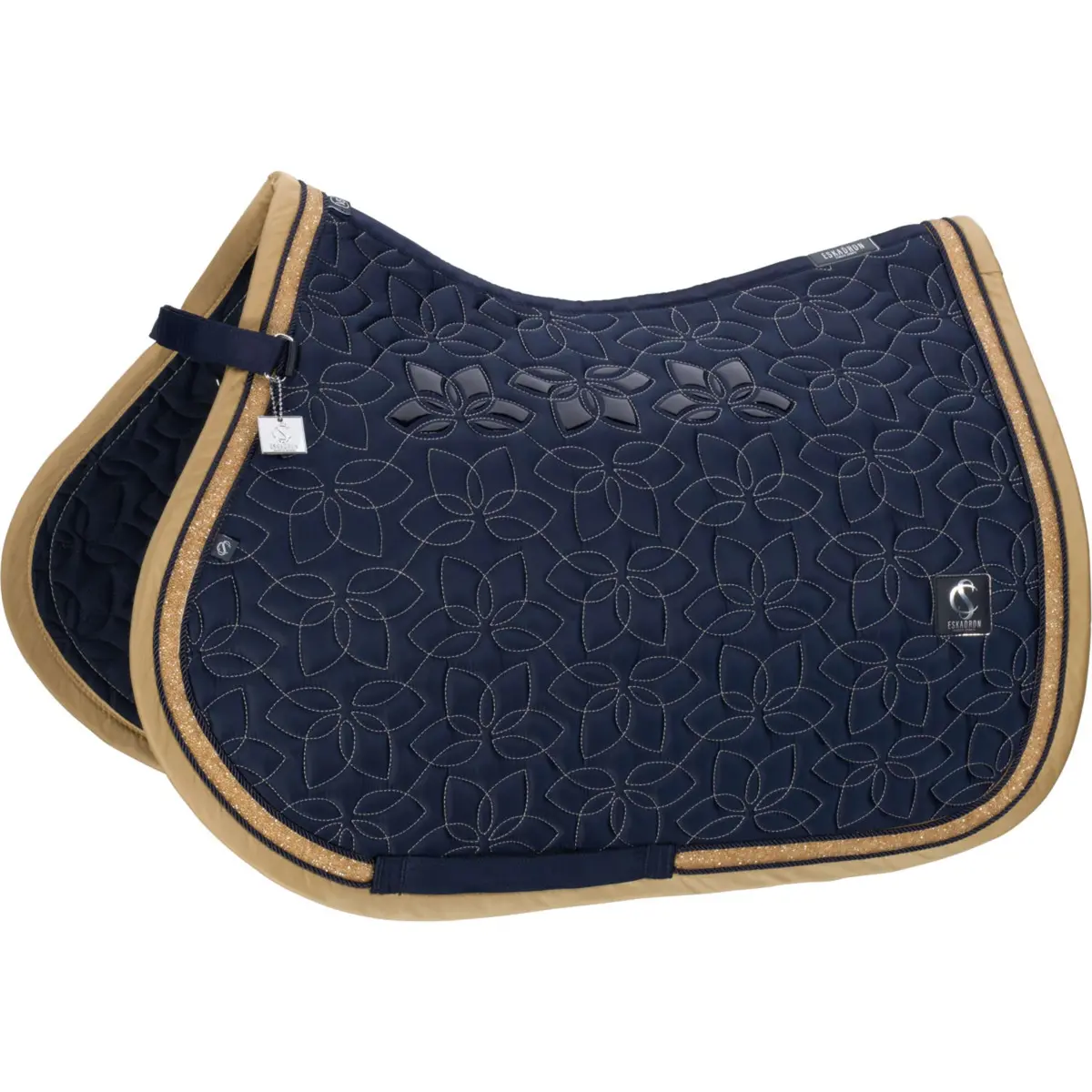 Eskadron Zadeldekje Classic Sports Glossy Jewel Contrast Veelzijdigheid Navy 1