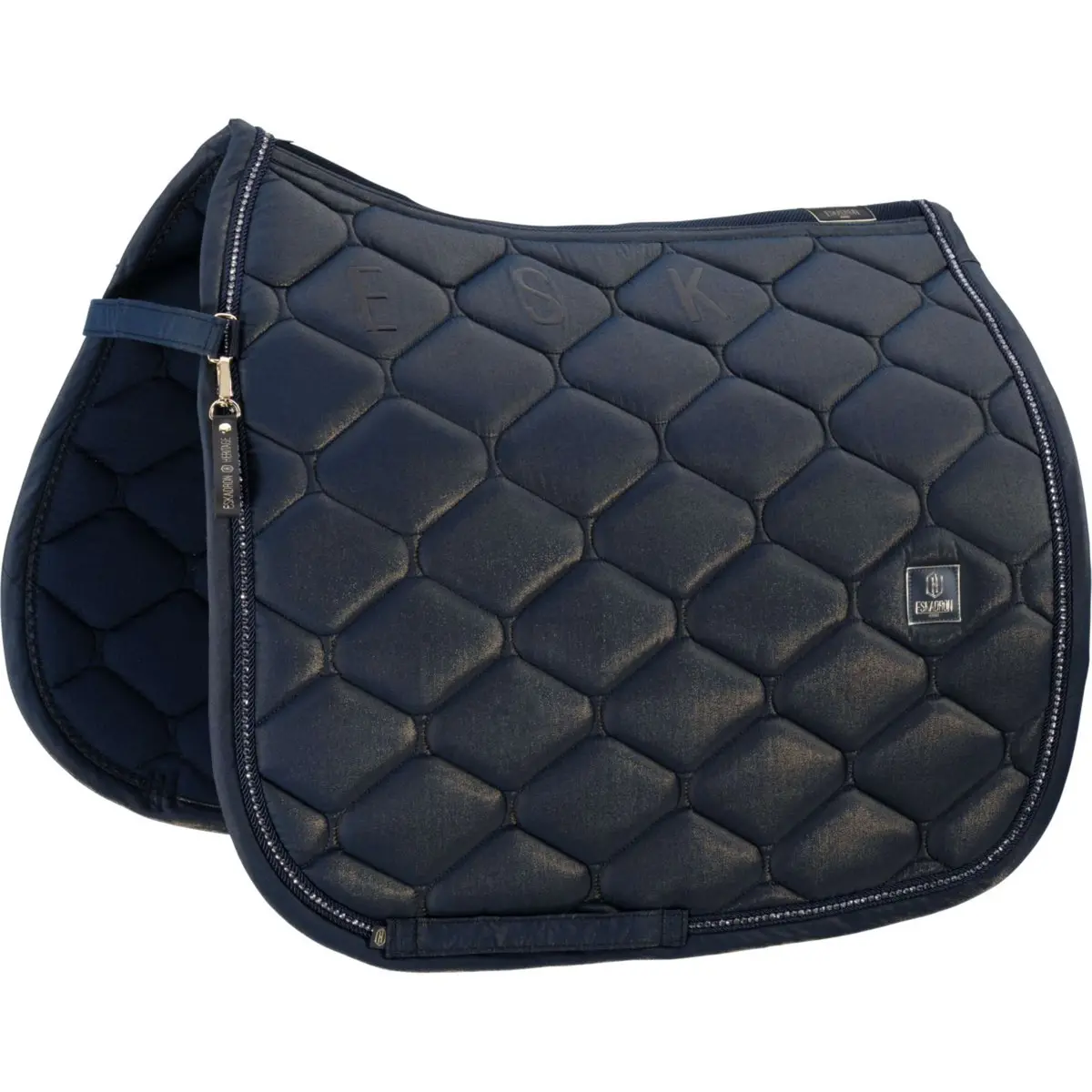Eskadron Zadeldekje Heritage Glam Crystal Dressuur Navy 1