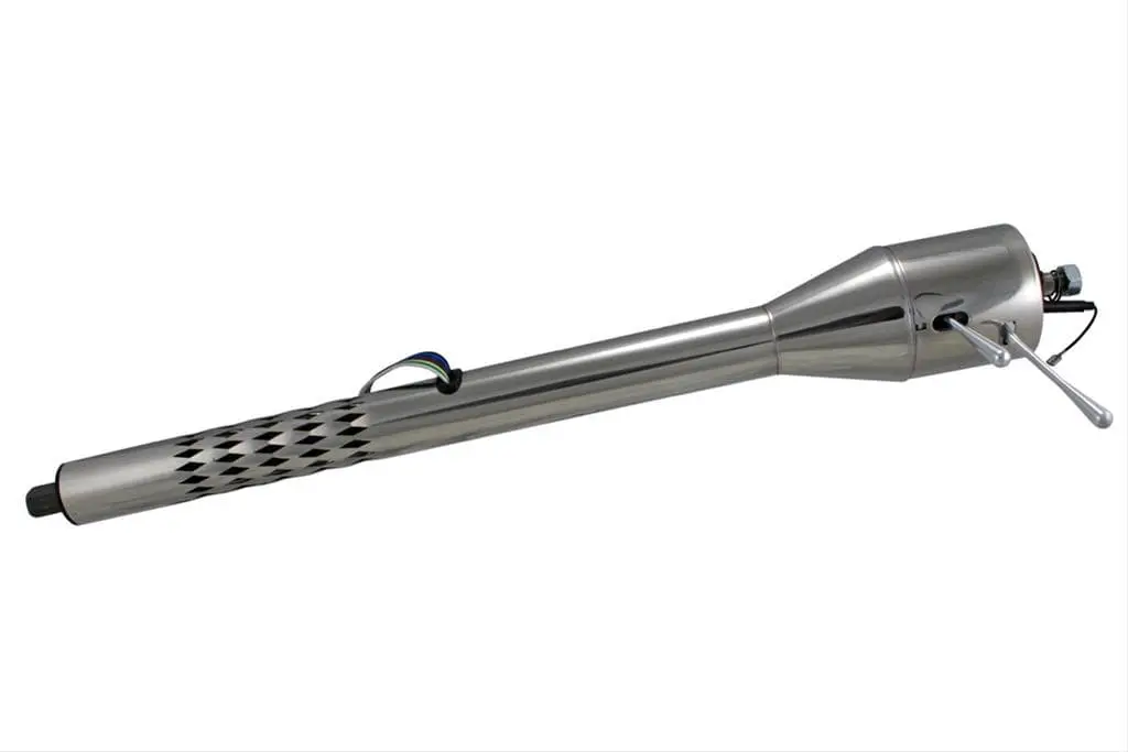 Flaming River Tilt Floor-Shifter Steering Column – Stainless Steel, Manual Transmission Ready 1