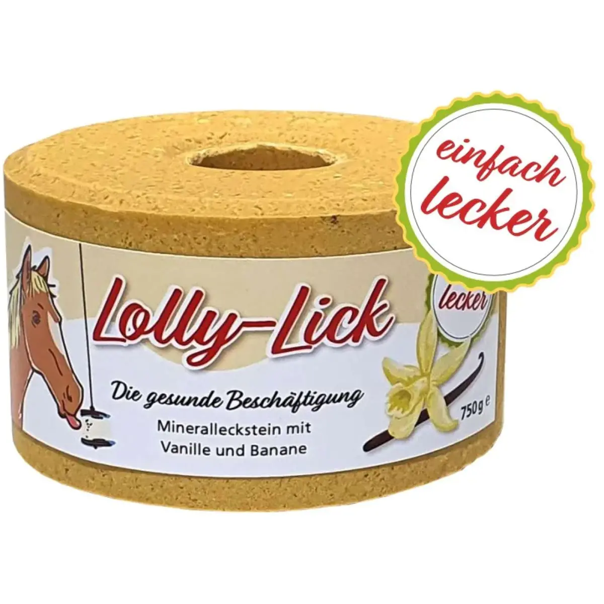 Animalixs Liksteen Lollylick Vanille/Banaan 1