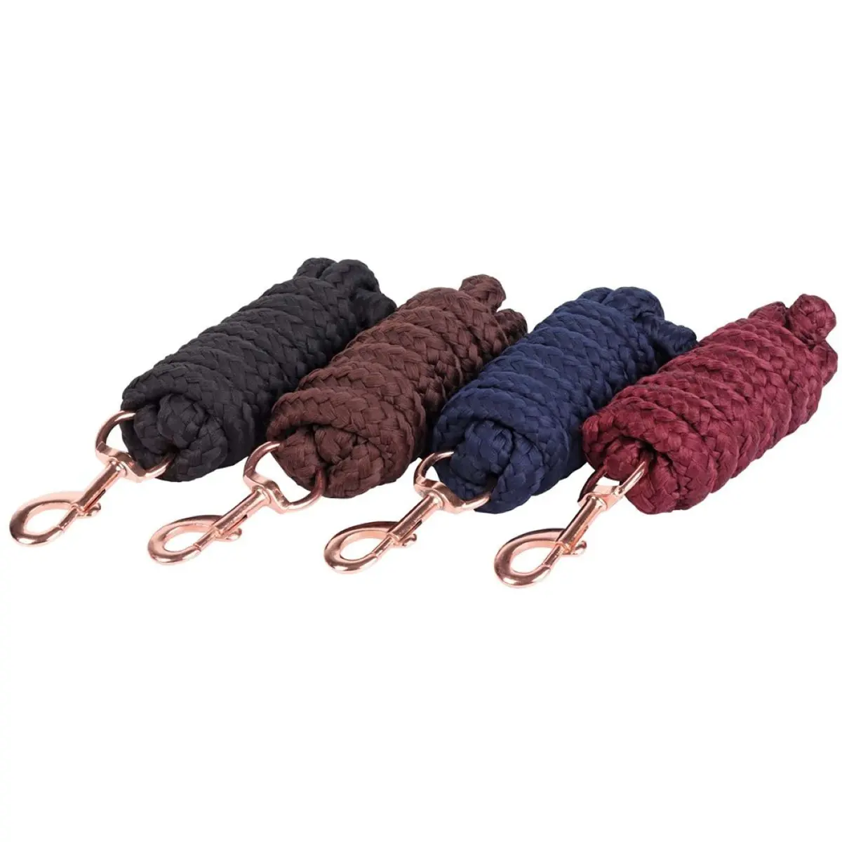 Harry's Horse Halstertouw Soft Musketon Rosegold 1.8M Bordeaux 1