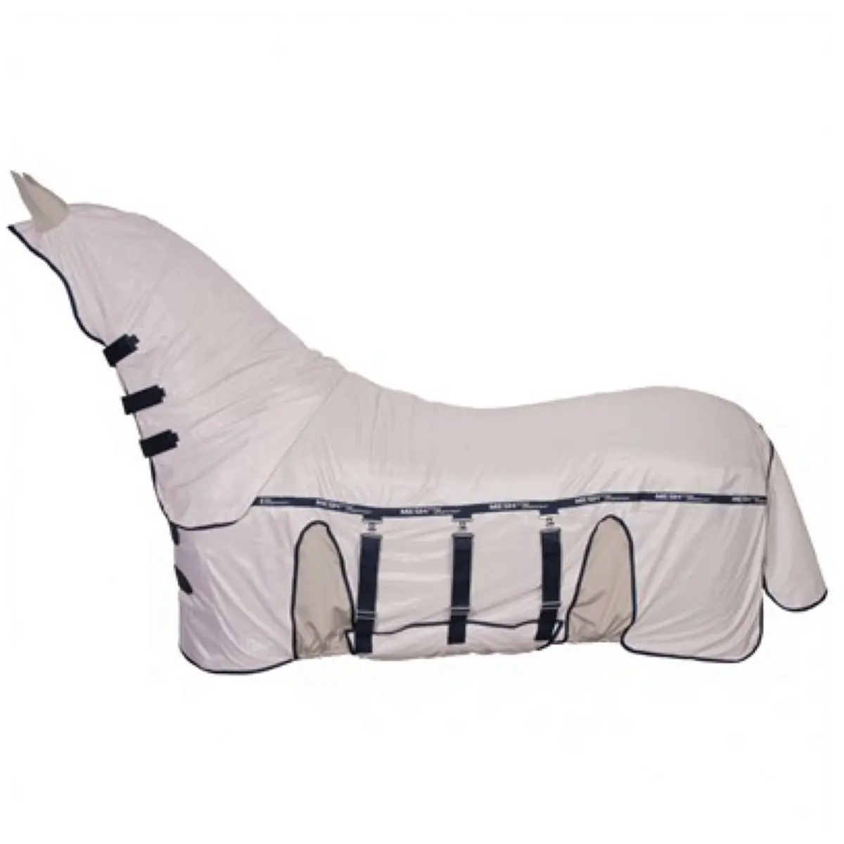 Harry's Horse Vliegendeken Mesh Pro Superior Met Hals Taupe 1