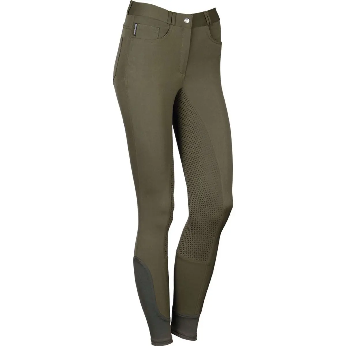 Harry's Horse Rijbroek Redwood Full Grip Legergroen 1