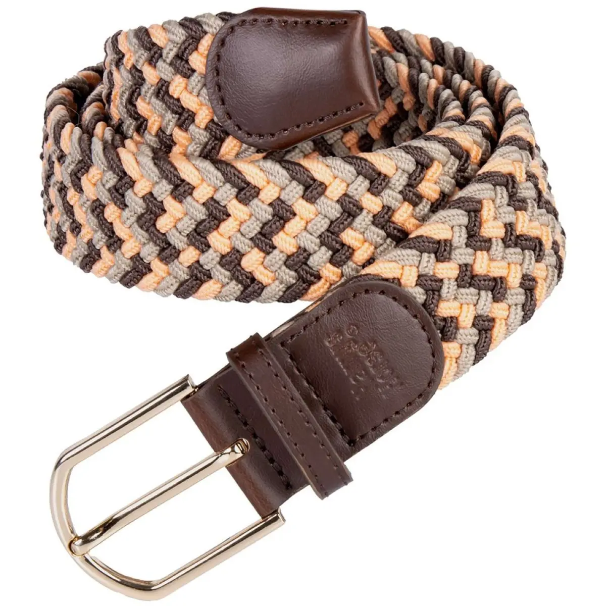 Harry's Horse Riem Elastisch Coffee Quartz 1