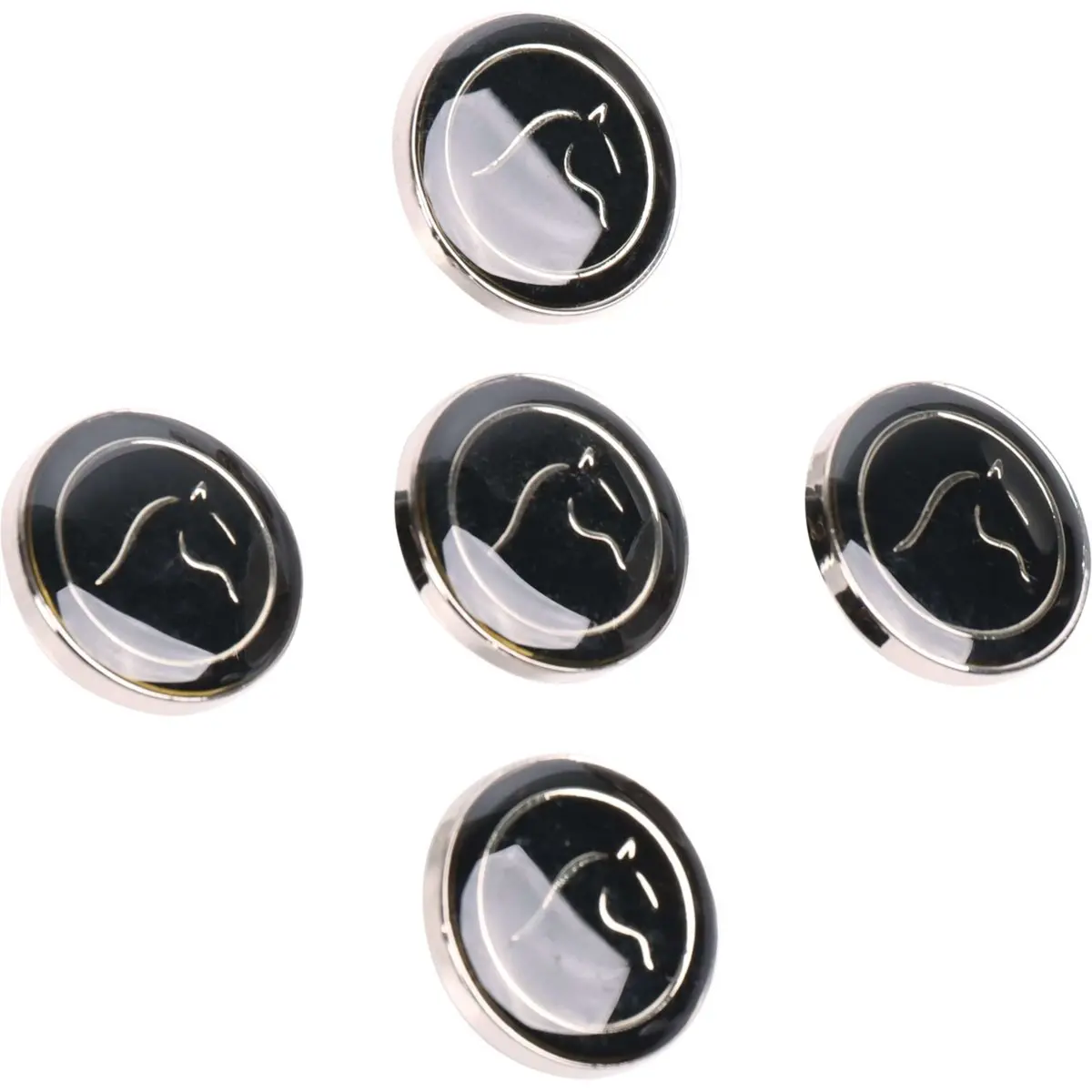 Harry's Horse Knopen Horse Zwart 1
