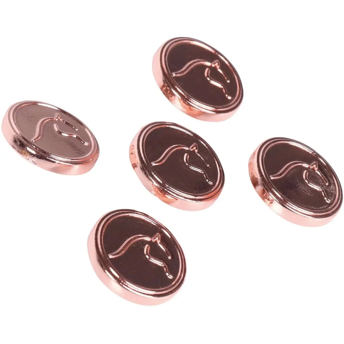 Harry's Horse Knopen Metallic Horse Rosegold 1