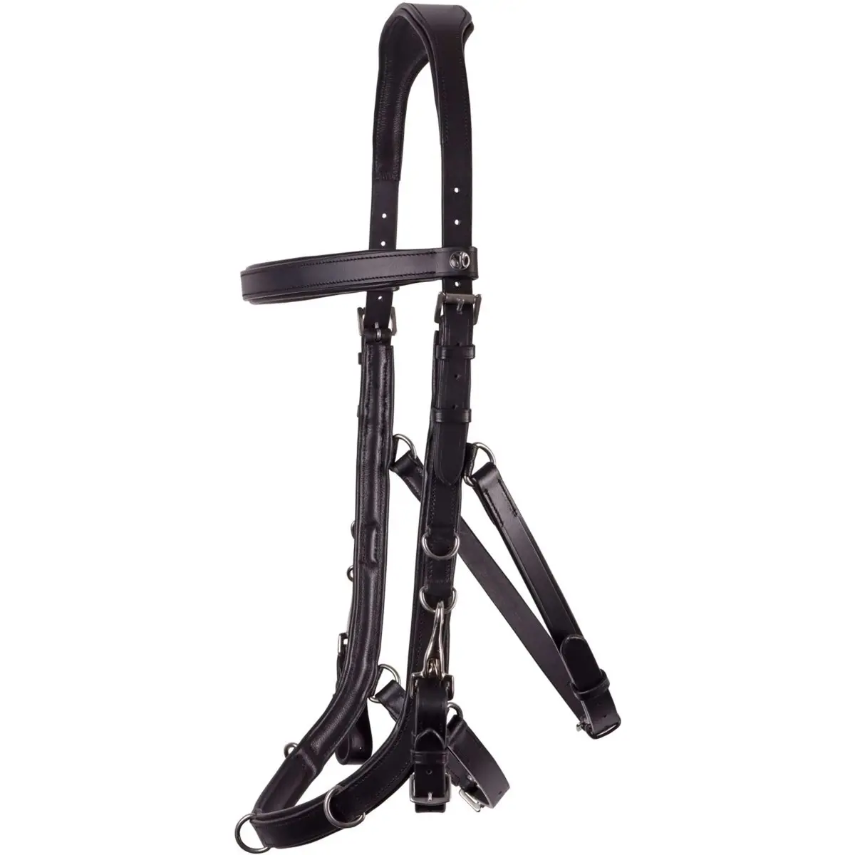 Harry's Horse Kaptoom Hoofdstel Leder Anatomic Zwart 1