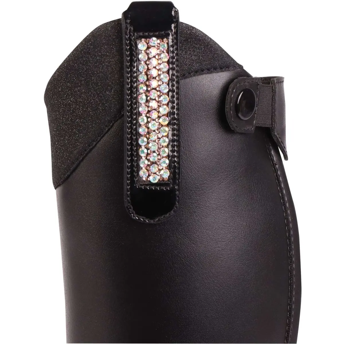 Harry's Horse Laarzenclips Crystal Zwart/Rosegold 1
