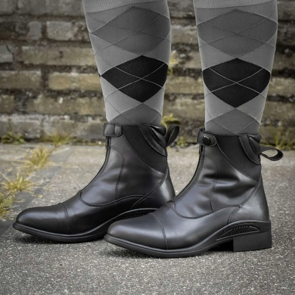 Harry's Horse Jodhpurs Leder Avoriaz Gevoerd Zwart 1
