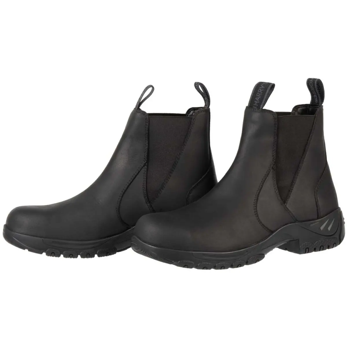 Harry's Horse Stalschoenen Leder Safety Steel Toe Zwart 1