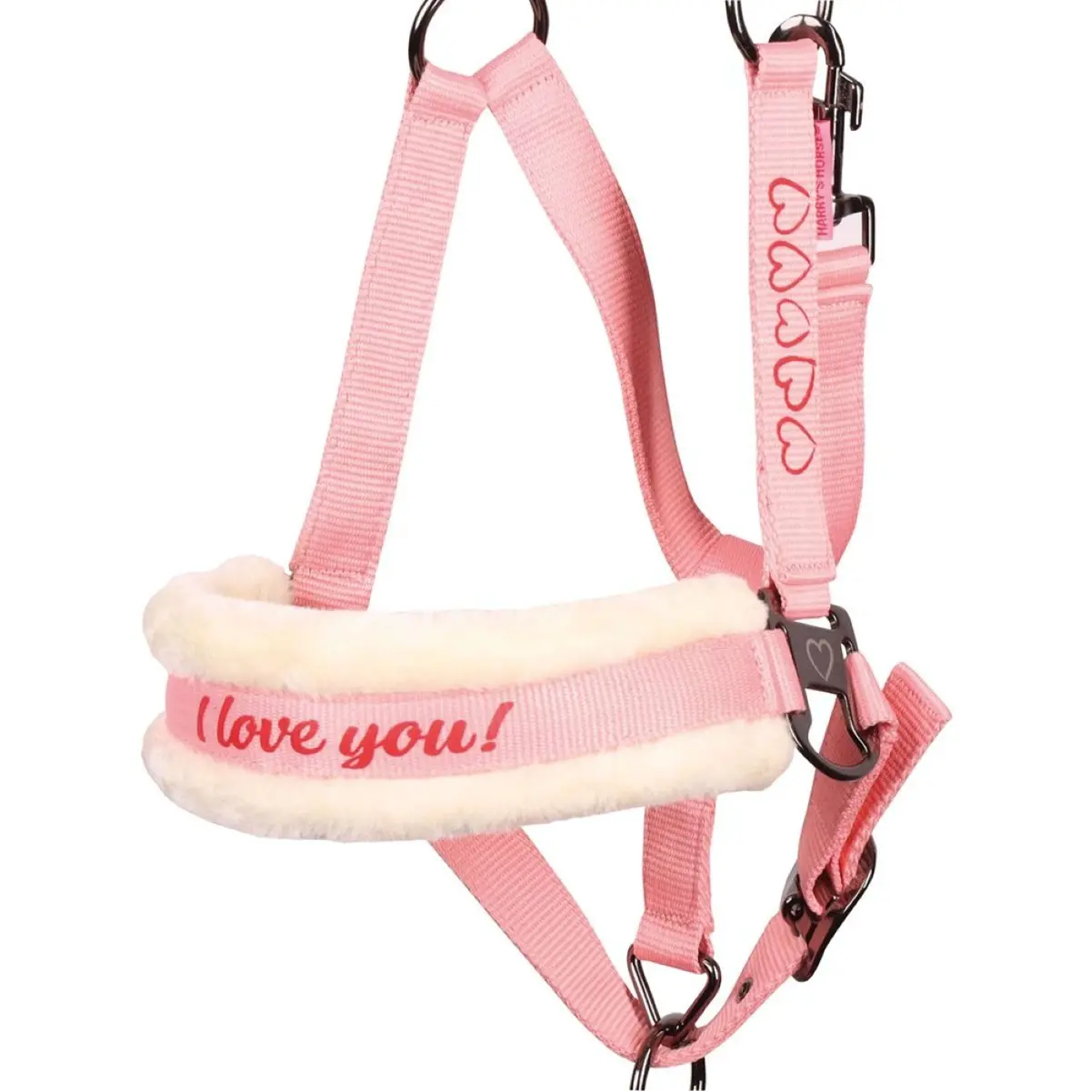 Harry's Horse Halsterset Love Roze 2