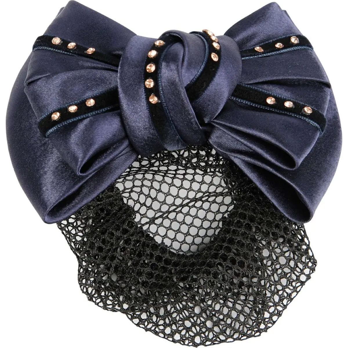 Harry's Horse Haarspeld Strass Rosegold Navy 1