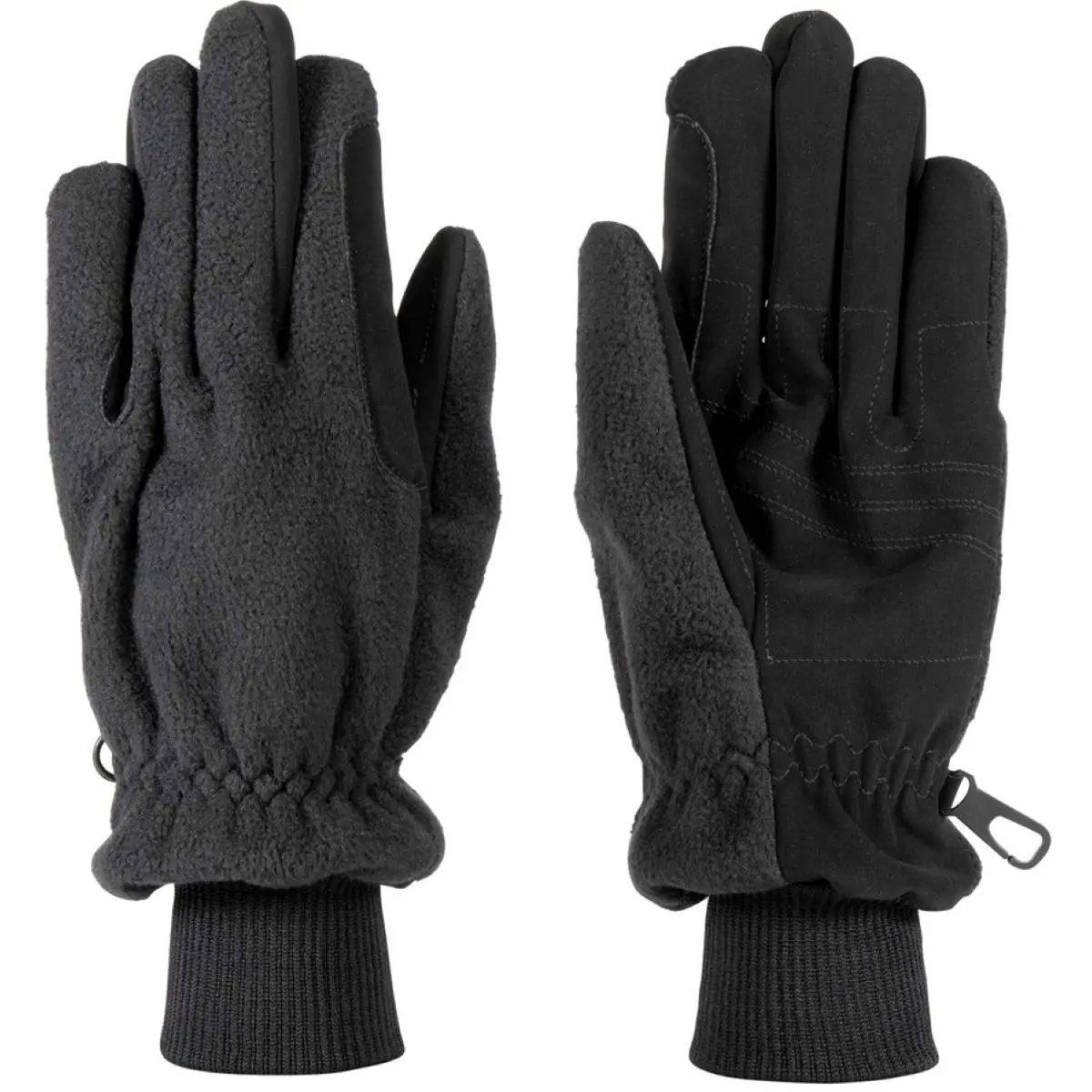 Harry's Horse Rijhandschoenen Fleece Waterproof Hipora Zwart 1