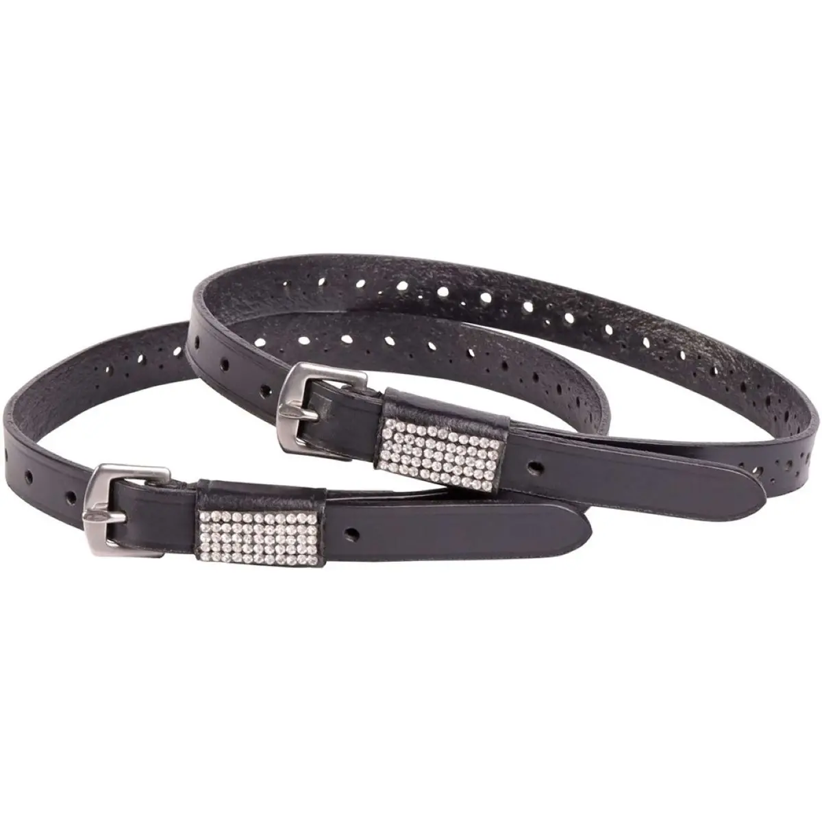Harry's Horse Sporenriempjes Broque Zwart/Zilver 1