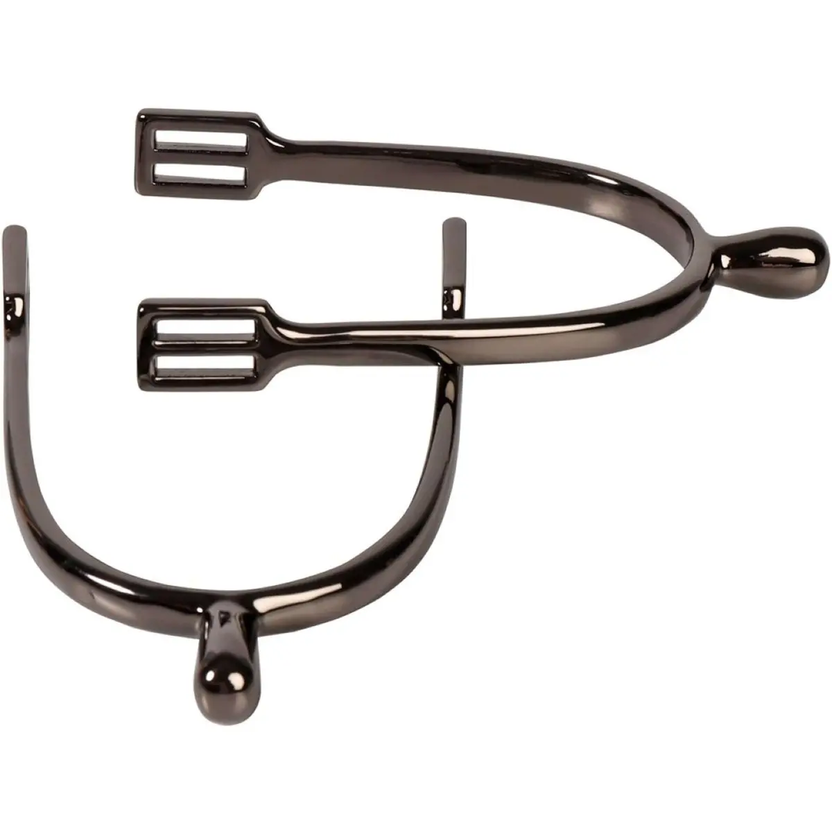 Harry's Horse Knopsporen Rvs Gunmetal 1