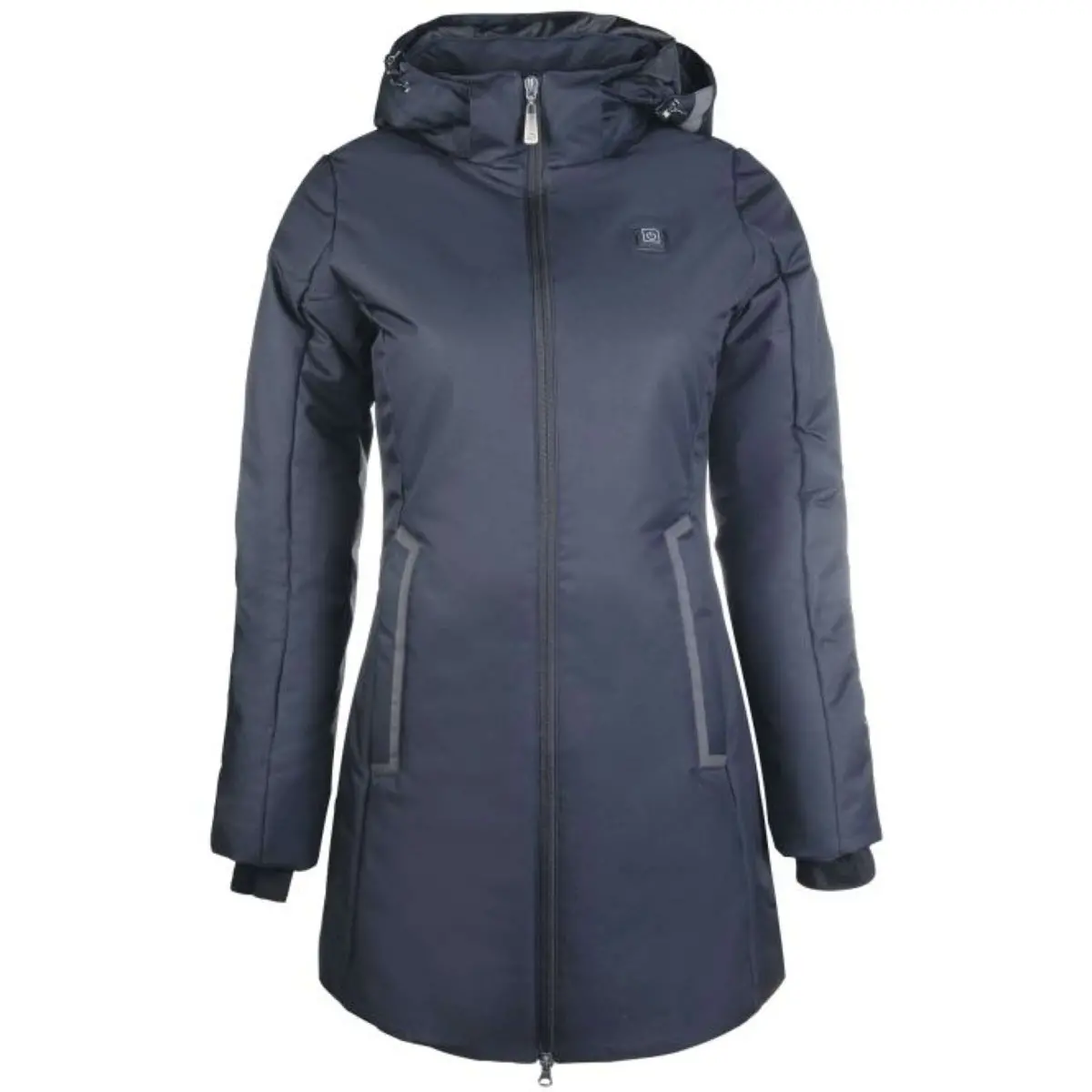 Hkm Verwarmde Jas Elegant Donkerblauw 1