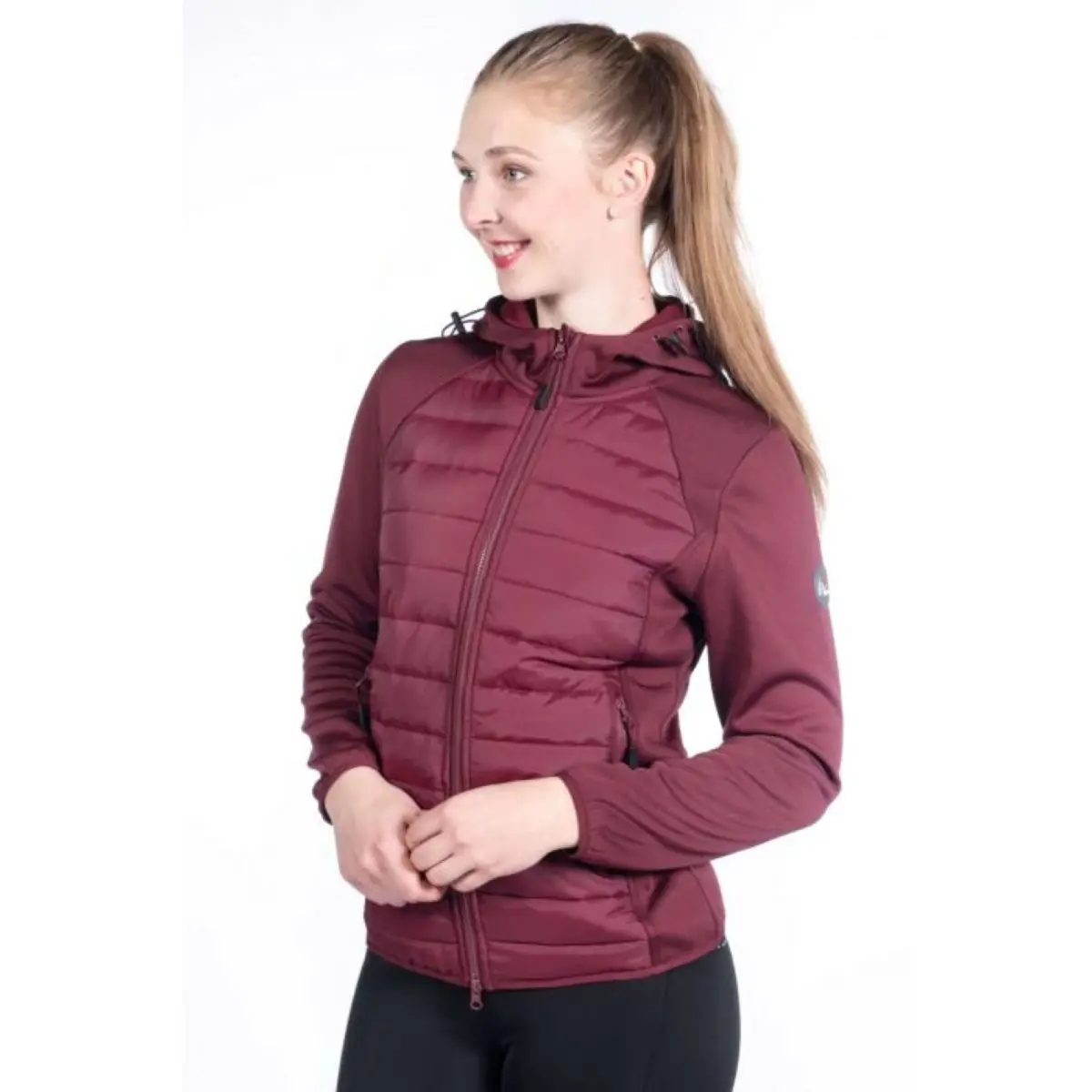 Hkm Sweatjas Style Wijnrood 1