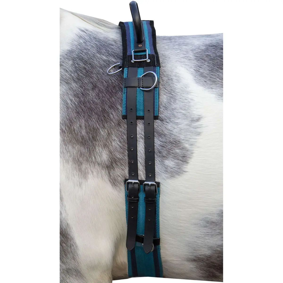 Hkm Longeersingel Canvas Met Dubbele Handgreep Navy 1