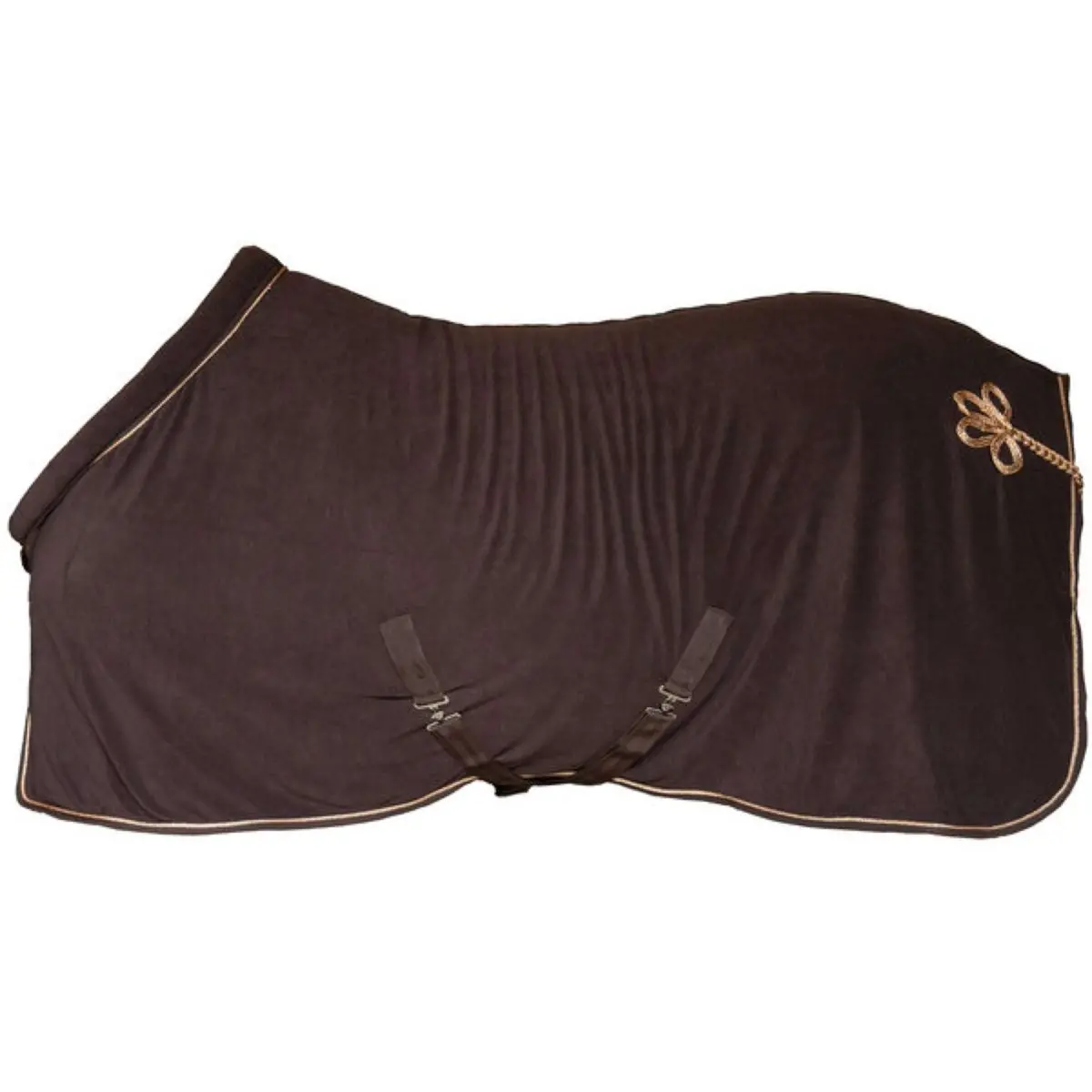 Hkm Zweetdeken Rosegold Glamour Bruin/Rosegoud 1