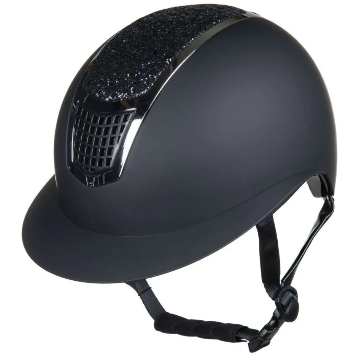 Hkm Cap Glamour Shield Zwart/Zilver 1