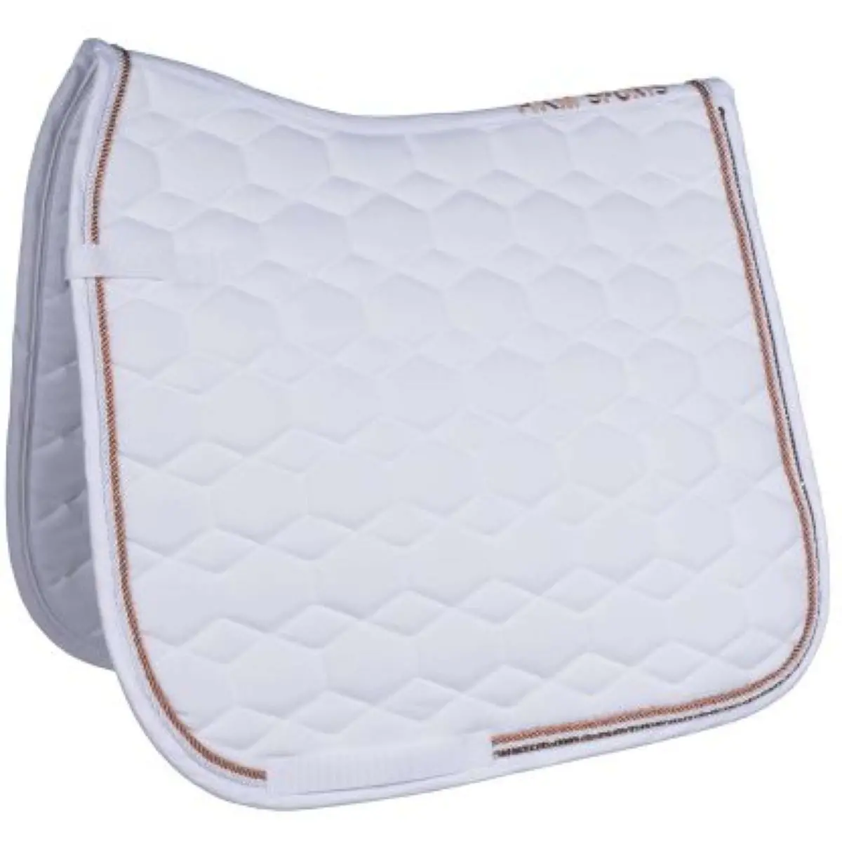Hkm Zadeldekje Rosegold Glamour Veelzijdigheid Wit 1