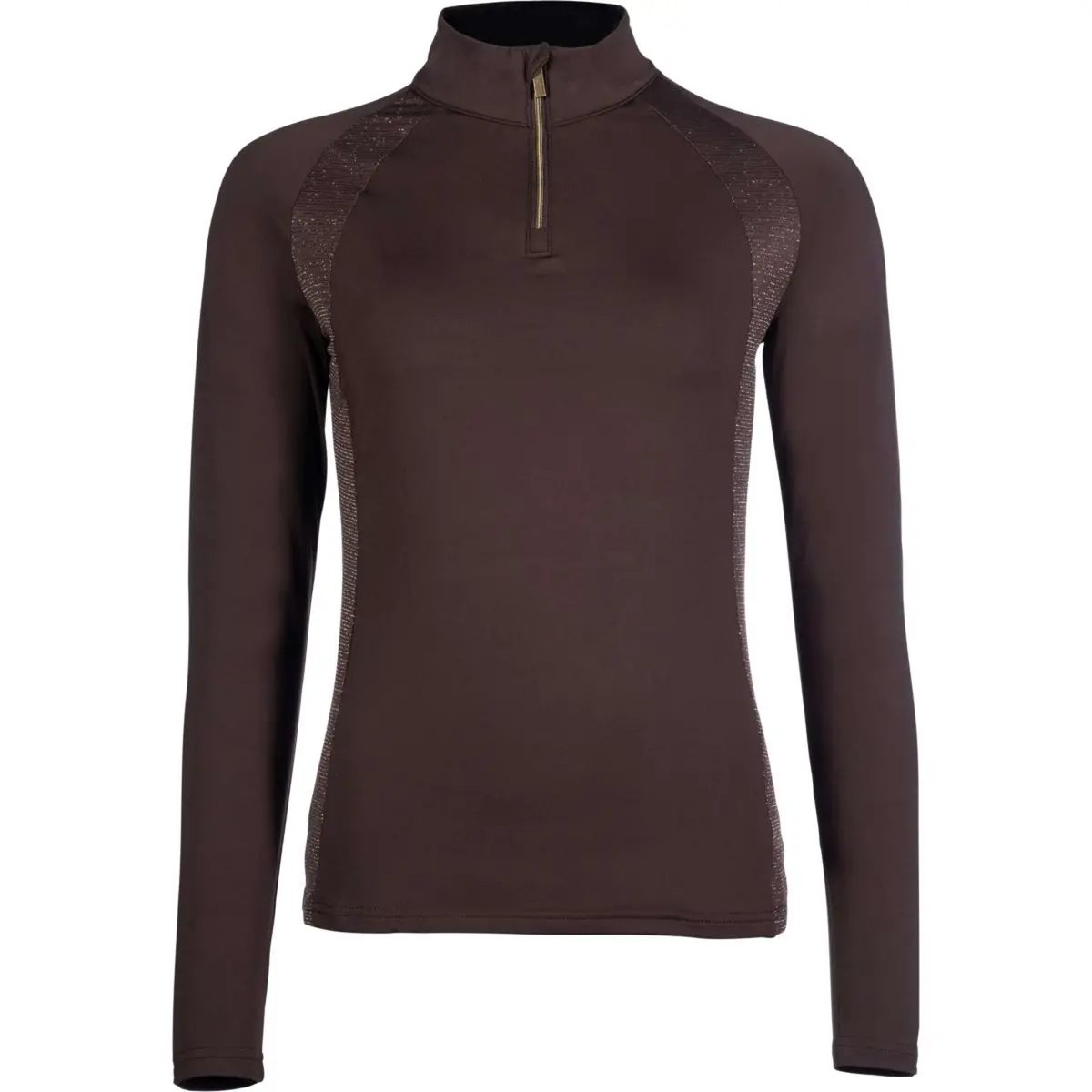 Hkm Functioneel Shirt Basil Donkerbruin 1