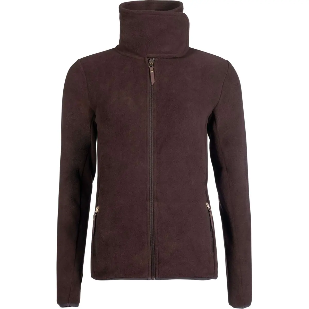 Hkm Fleecevest Basil Donkerbruin 1