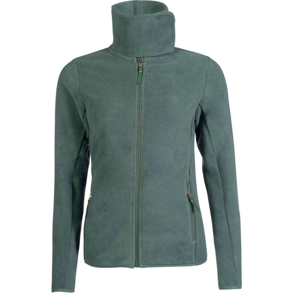Hkm Fleecevest Basil Donkergroen 1