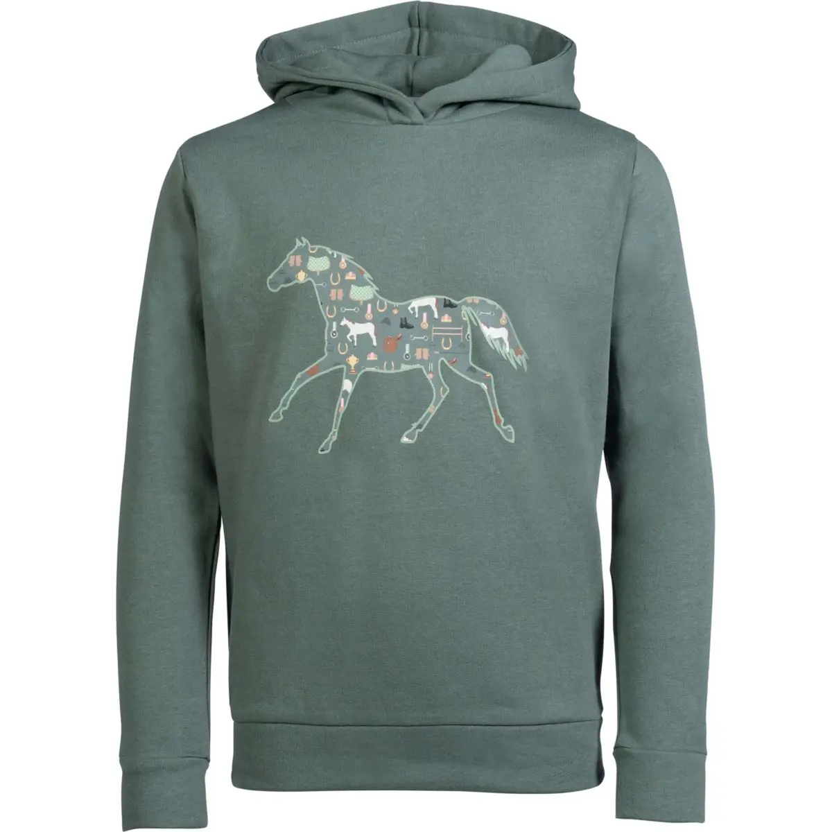 Hkm Hoodie Judy Donkergroen 1