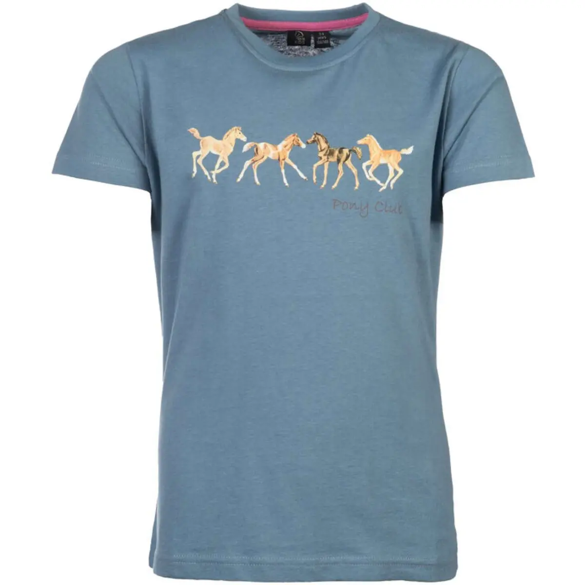 Hkm T-Shirt Pony Club Rook Blauw 1