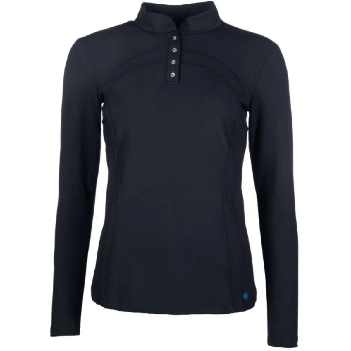 Hkm Shirt Port Royal Lange Mouwen Zwart 1