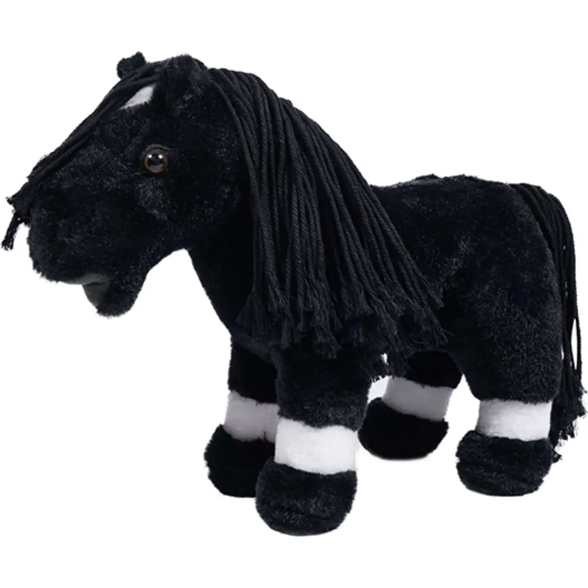 Hkm Knuffel Pony Zwart 1