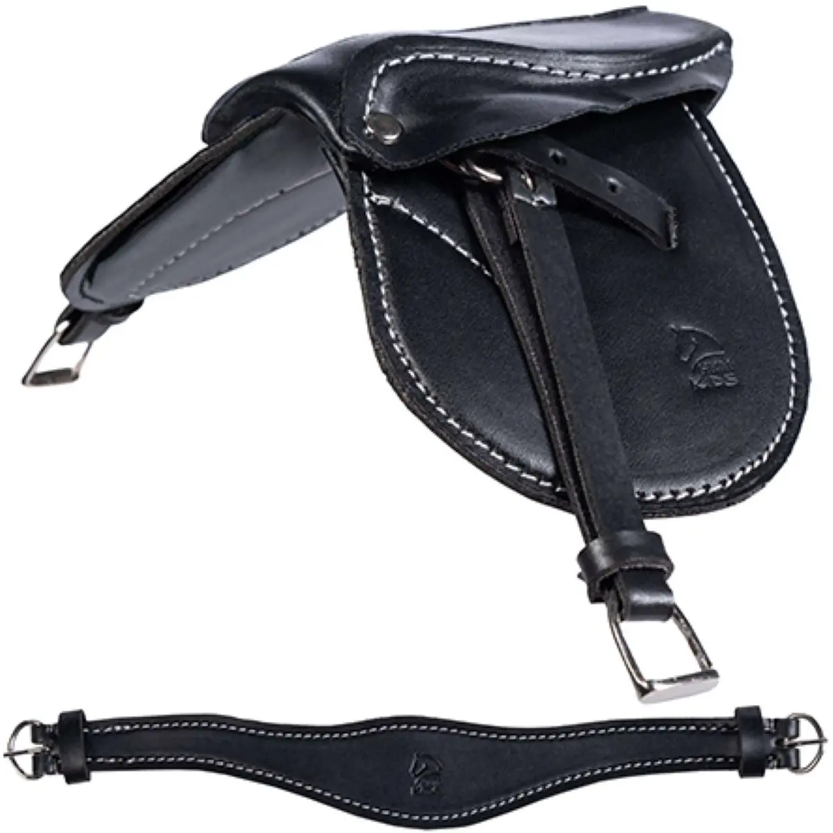 Hkm Knuffel Pony Zadelset Zwart 1