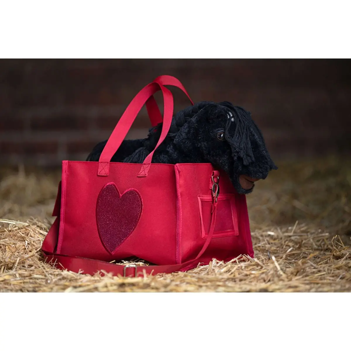Hkm Transporttas Knuffel Pony Rood 1