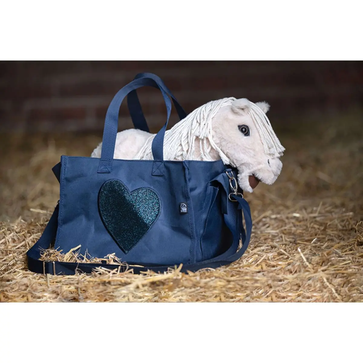 Hkm Transporttas Knuffel Pony Blauw 1