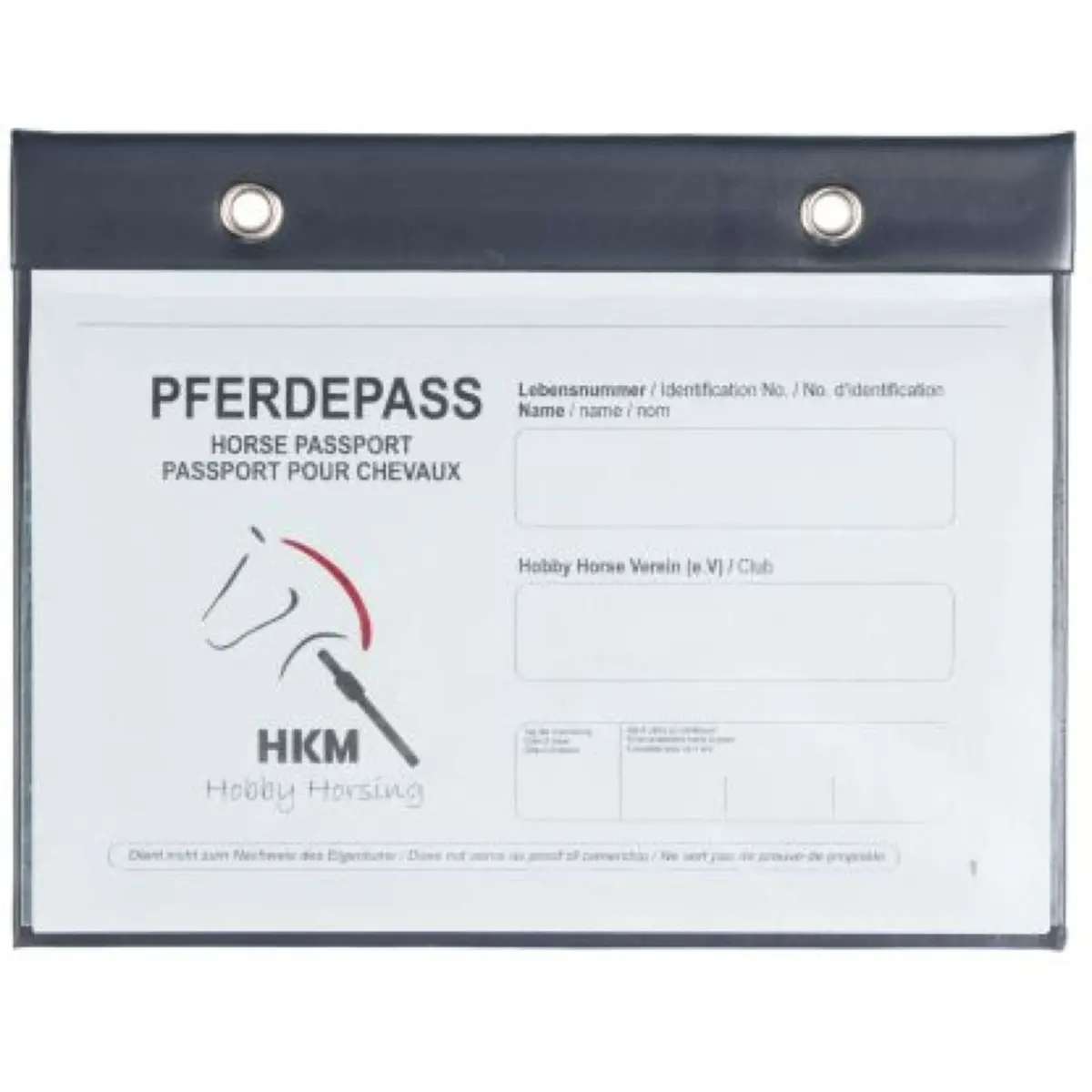 Hkm Paspoorthouder Hobby Horsing Donkerblauw 1