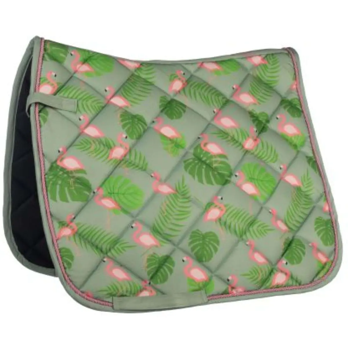 Hkm Zadeldekje Naples Dressuur Groen/Roze 1