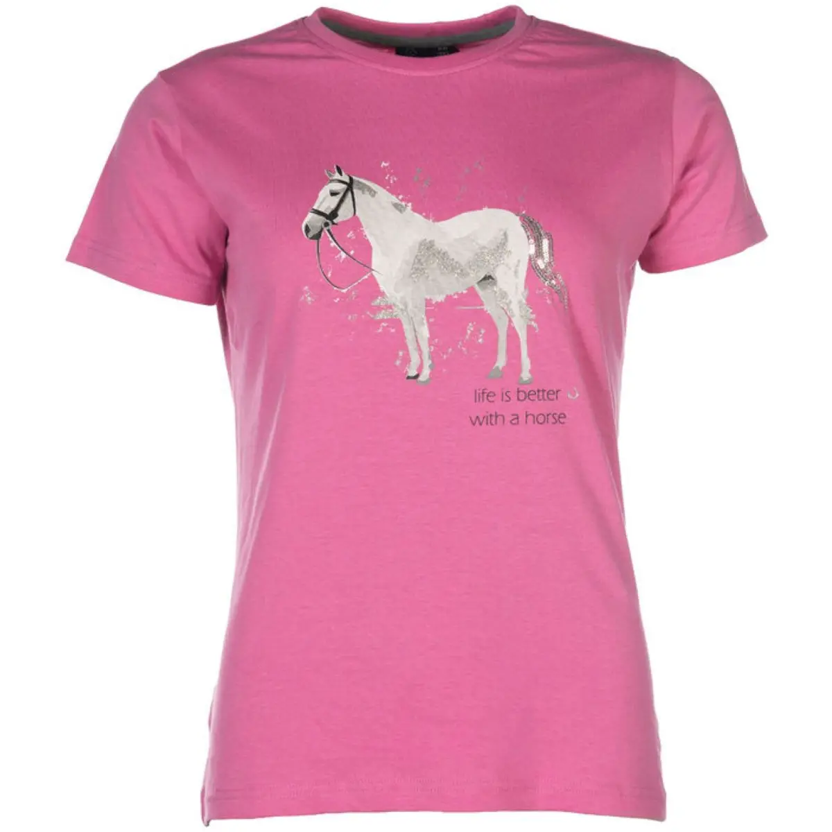 Hkm T-Shirt Sparkle Roze 1