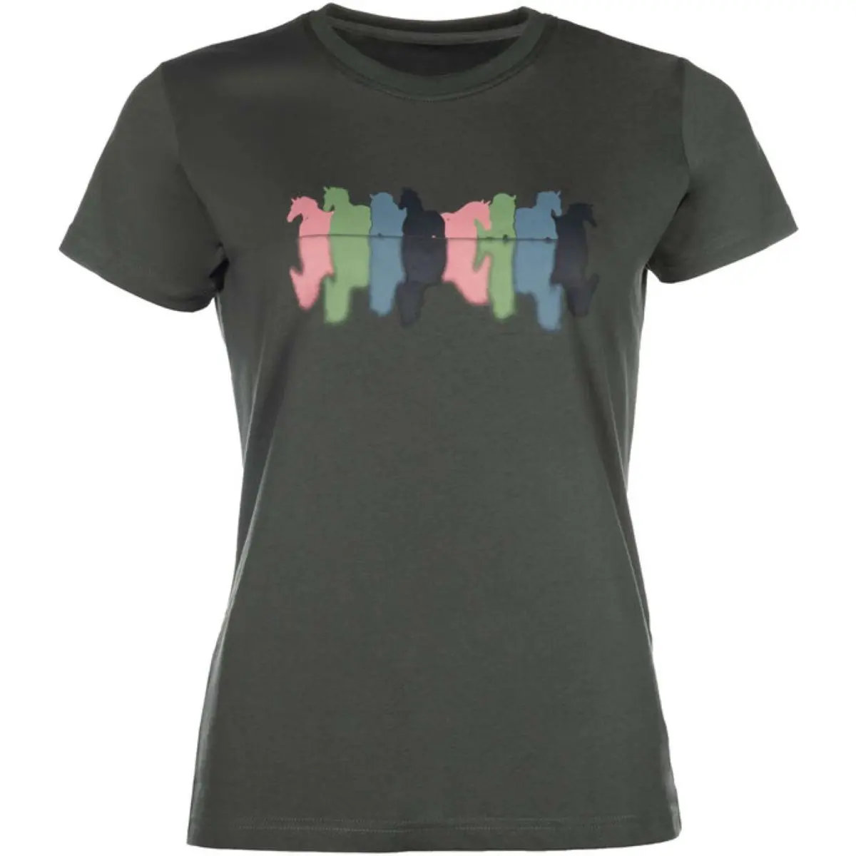 Hkm T-Shirt Mirror Grijsgroen 1