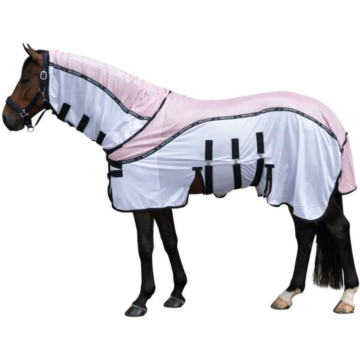 Hkm Vliegendeken Light Roze/Wit 1