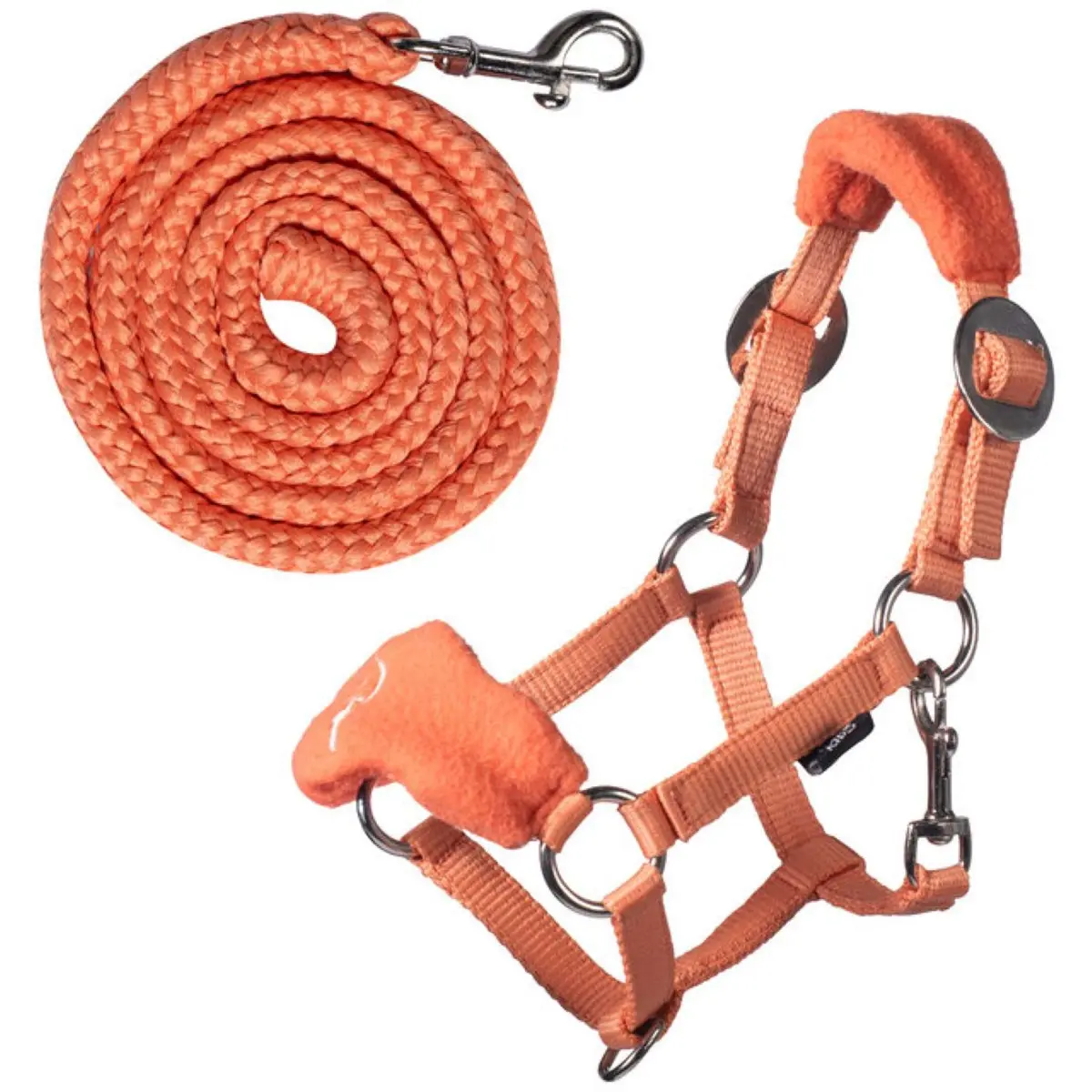 Hkm Fleece Halster Hobby Horsing Oranje 1