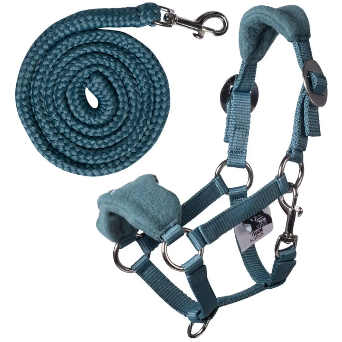 Hkm Fleece Halster Hobby Horsing Turqoise 1
