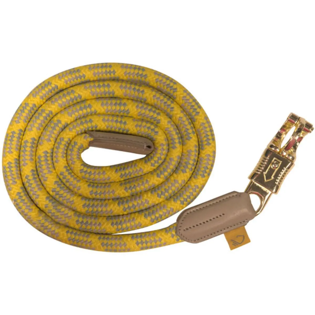 Lauria Garrelli Halstertouw Limone Met Paniekhaak Grijs/Beige 1