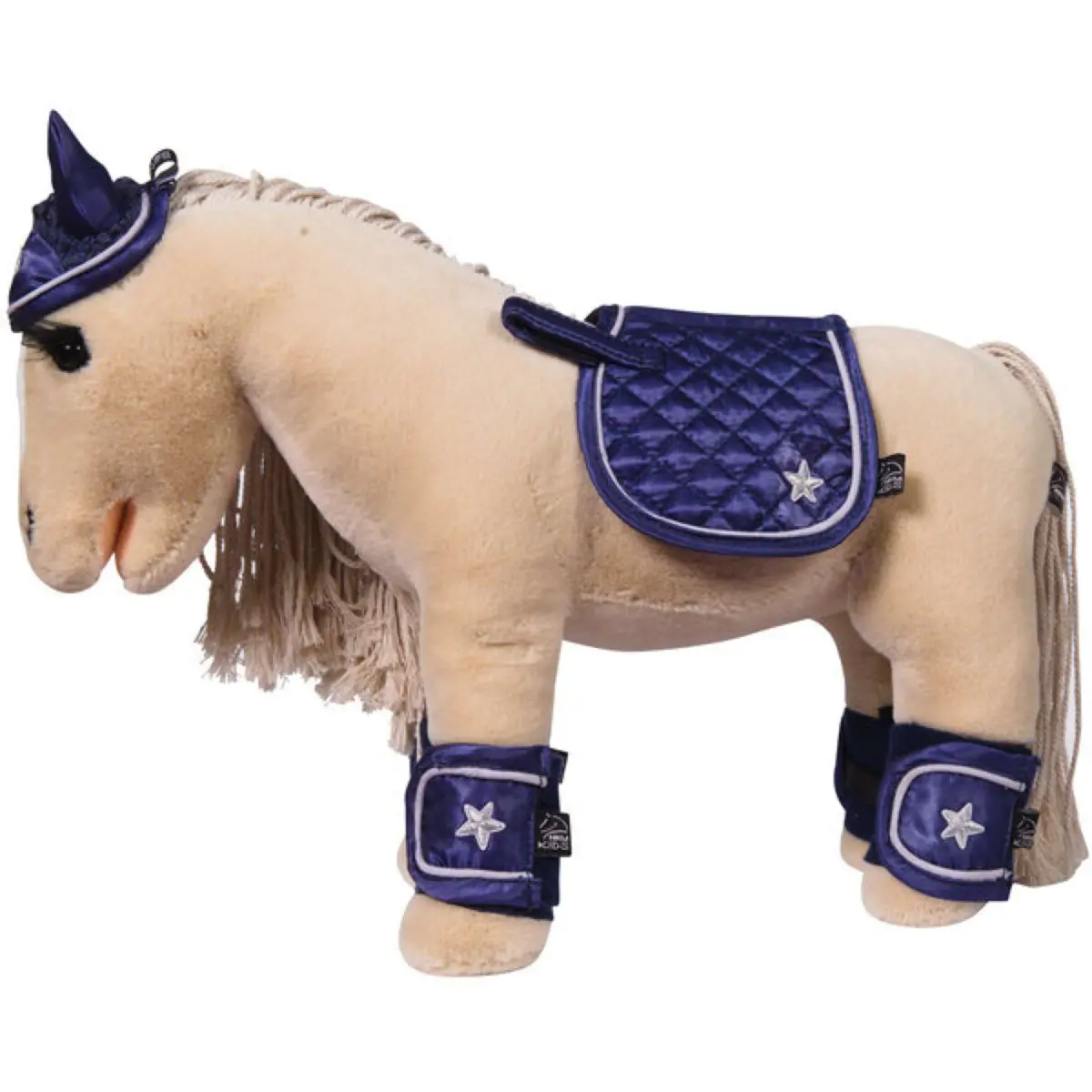 Hkm Speelgoed Cuddle Horse Donker Blauw 1
