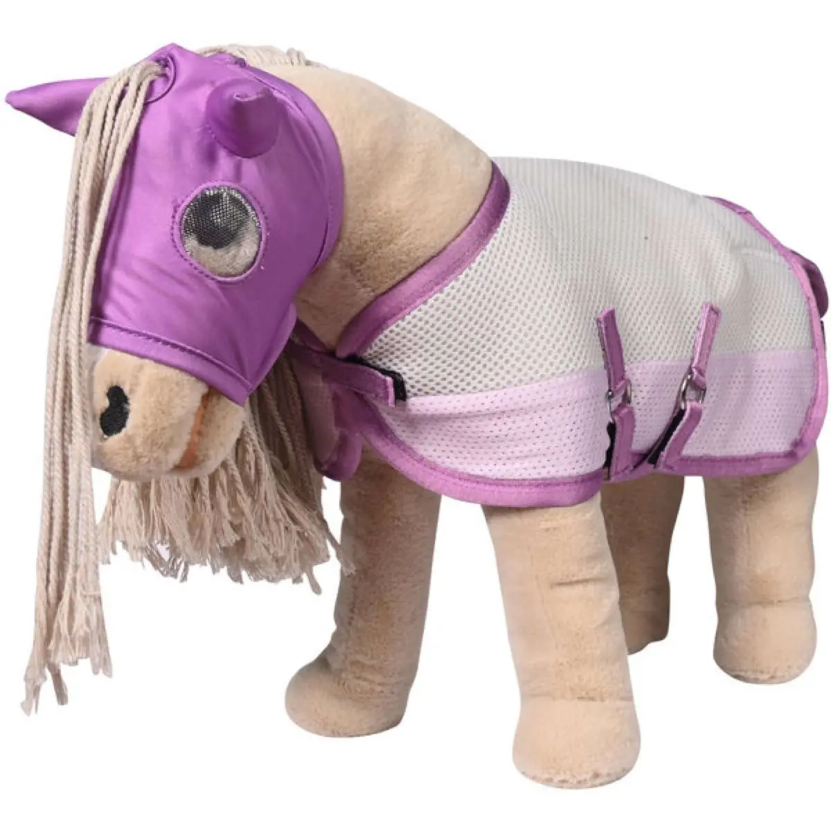 Hkm Vliegenmasker Cuddle Horse Licht Roze 1