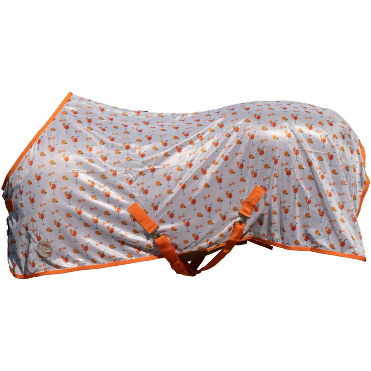 Hkm Vliegendeken Splash Oranje 1